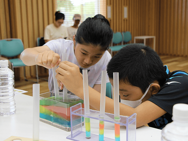 BUILD OITAスクール　親子で体験！土木・建築おしごと教室2024ボーリング調査(コア採取)体験