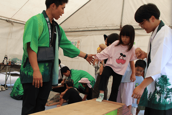 アーチ模型を 組み立ててみよう！（大分工業高校 土木科）