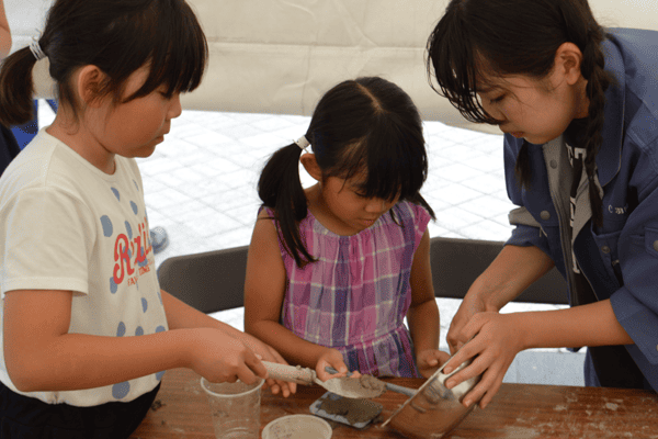 コンクリートデモ体験（大分高専 都市・環境工学科）