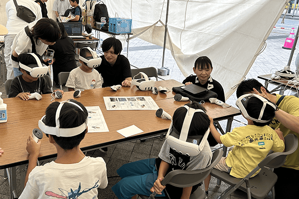 VRゴーグル体験　第５回土木建築フェスタin大分駅前