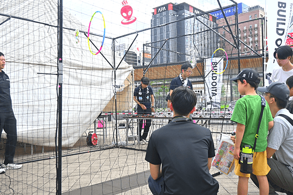 トイドローン操作体験　第５回土木建築フェスタin大分駅前